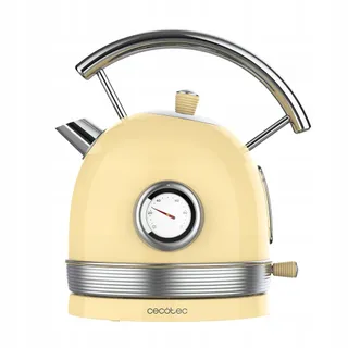CECOTEC ThermoSense 420 Waterkoker 1,8L 2200W RVS Vintage Geel — miniatuur 1
