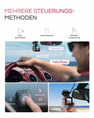 VANTRUE E1 Pro Dashcam 4K HDR GPS WiFi Nachtzicht 160° — miniatuur 7