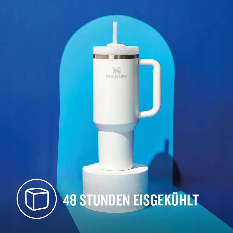 STANLEY 1913 Quencher H2.0 Tumbler 1,2L Rietje RVS Frost — foto 3