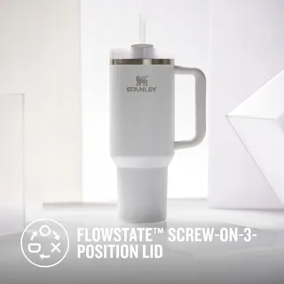 STANLEY 1913 Quencher H2.0 Tumbler 1,2L Rietje RVS Frost — miniatuur 4