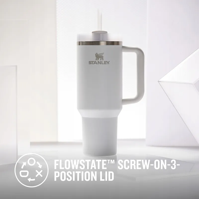 STANLEY 1913 Quencher H2.0 Tumbler 1,2L Rietje RVS Frost — foto 4