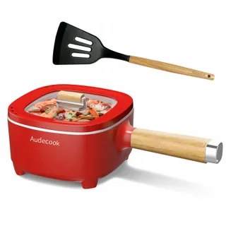 AUDECOOK Elektrische Pan 2L Keramische Coating Multicooker 350W/800W — miniatuur 1