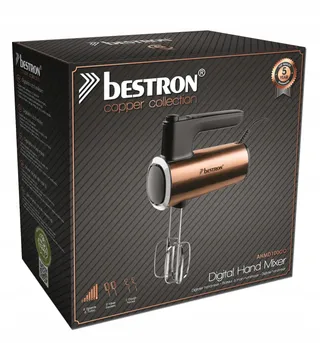 BESTRON Handmixer 6 Standen Turbo LCD Koper — miniatuur 7