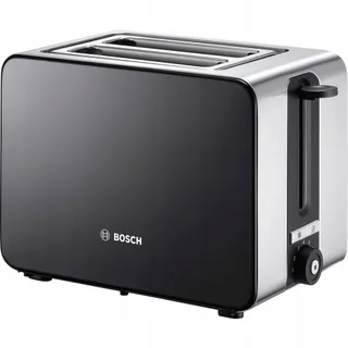 BOSCH ComfortLine Compacte Broodrooster 1050W Staal Zwart 2 Sneden — miniatuur 1