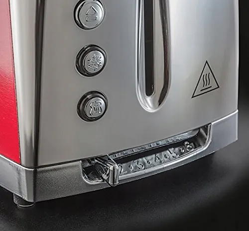 RUSSELL HOBBS Luna Broodrooster 2 Sneden RVS Rood 1550W β foto 4