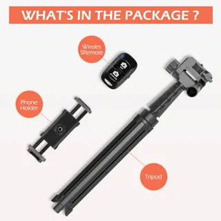AUREDAY Statief 170cm Selfiestick met Afstandsbediening Telefoon Camera — miniatuur 8