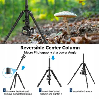 SIRUI APT-02 2-in-1 Statief Monopod 200cm Kogelkop 10kg DSLR — miniatuur 6