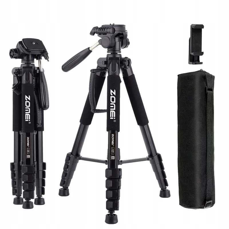 ZOMEI Professioneel Reisstatief 188cm DSLR Telefoons Projectoren — foto 1