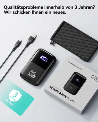 INIU Power Bank 22,5W 10000mAh USB C Voor iPhone Samsung iPad — miniatuur 1