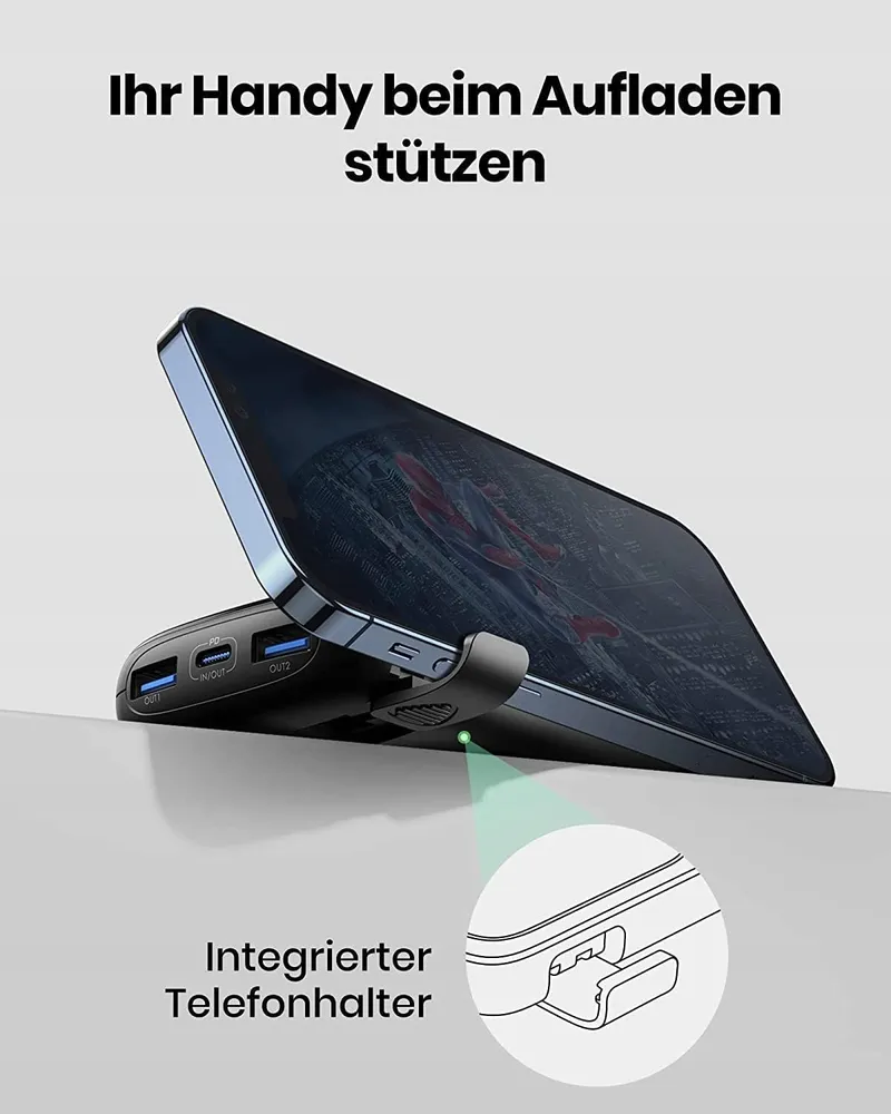 INIU Power Bank 22,5W 10000mAh USB C Voor iPhone Samsung iPad — foto 8