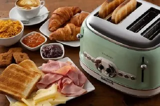 ARIETE Vintage 156 Broodrooster Retro 4 Sneden 1600W Groen — miniatuur 8
