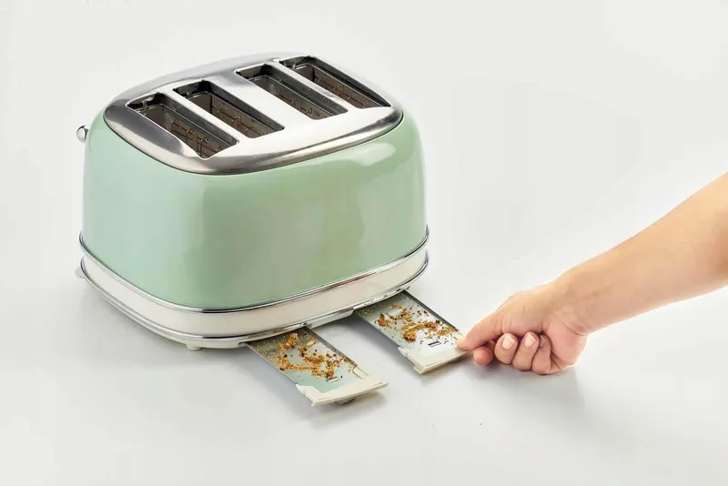 ARIETE Vintage 156 Broodrooster Retro 4 Sneden 1600W Groen — foto 4
