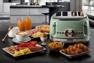 ARIETE Vintage 156 Broodrooster Retro 4 Sneden 1600W Groen — miniatuur 7