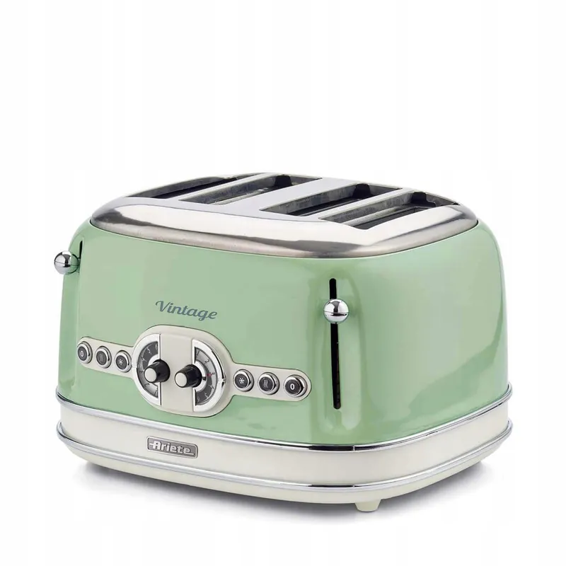 ARIETE Vintage 156 Broodrooster Retro 4 Sneden 1600W Groen — foto 1