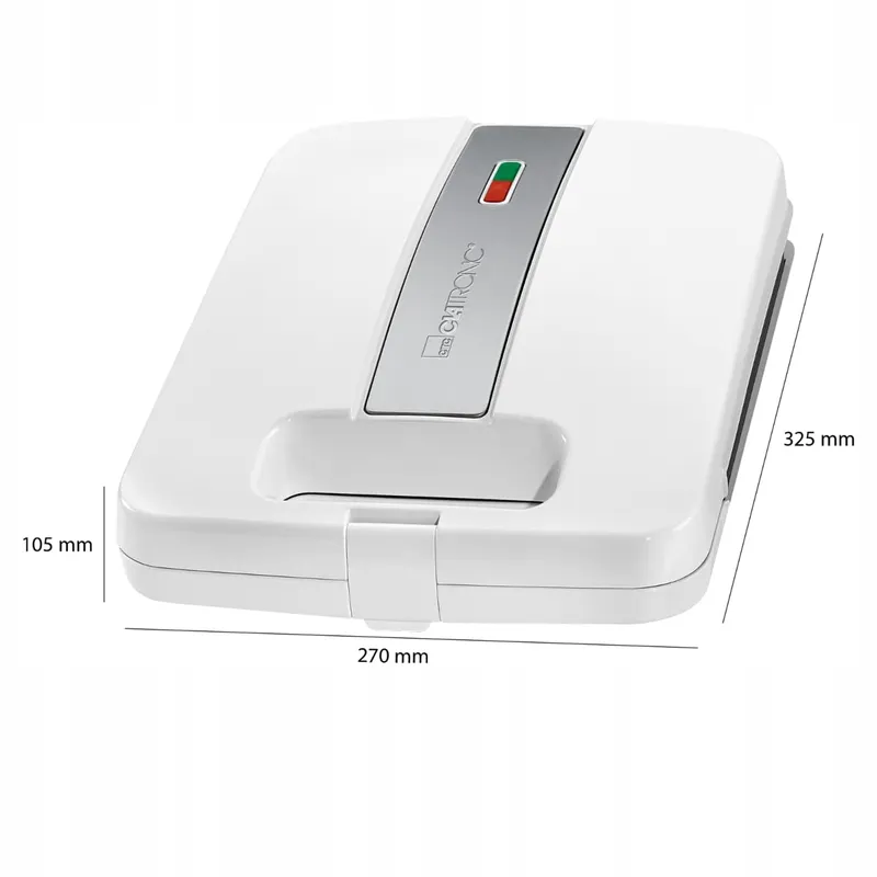 CLATRONIC ST 3629 Sandwichmaker 4 Sneden Driehoekig 1200W Wit — foto 6