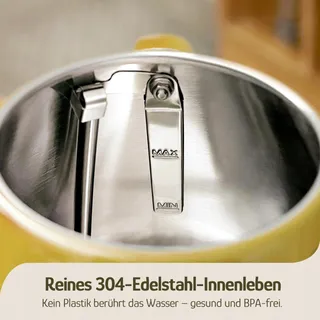 HAZEL QUINN Retro Waterkoker RVS BPA-vrij Auto-uit — miniatuur 4