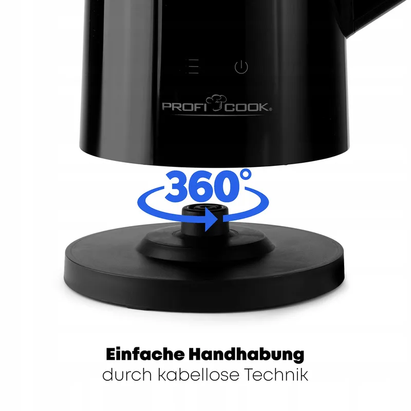 PROFICOOK Waterkoker 1,7L Temperatuurregeling 50-100°C BPA-vrij — foto 7