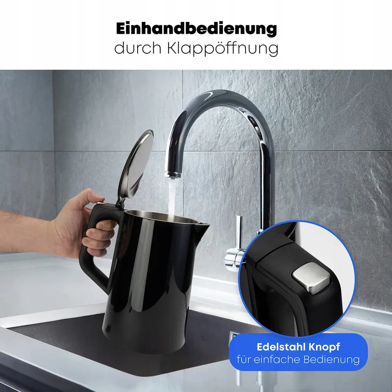 PROFICOOK Waterkoker 1,7L Temperatuurregeling 50-100°C BPA-vrij — foto 5