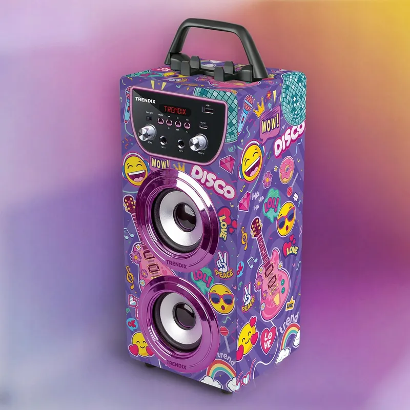 TRENDIX Top Singer Karaoke Kinderen Roze 2 Microfoons USB Bluetooth — foto 6