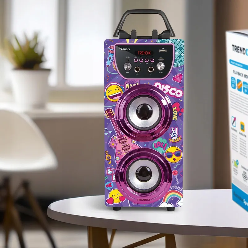 TRENDIX Top Singer Karaoke Kinderen Roze 2 Microfoons USB Bluetooth — foto 5