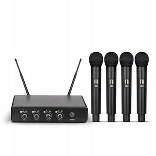 DEPUSHENG R5 Professioneel Draadloos UHF Microfoonsysteem Voor Karaoke — miniatuur 1