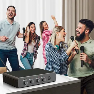 DEPUSHENG R5 Professioneel Draadloos UHF Microfoonsysteem Voor Karaoke — miniatuur 8