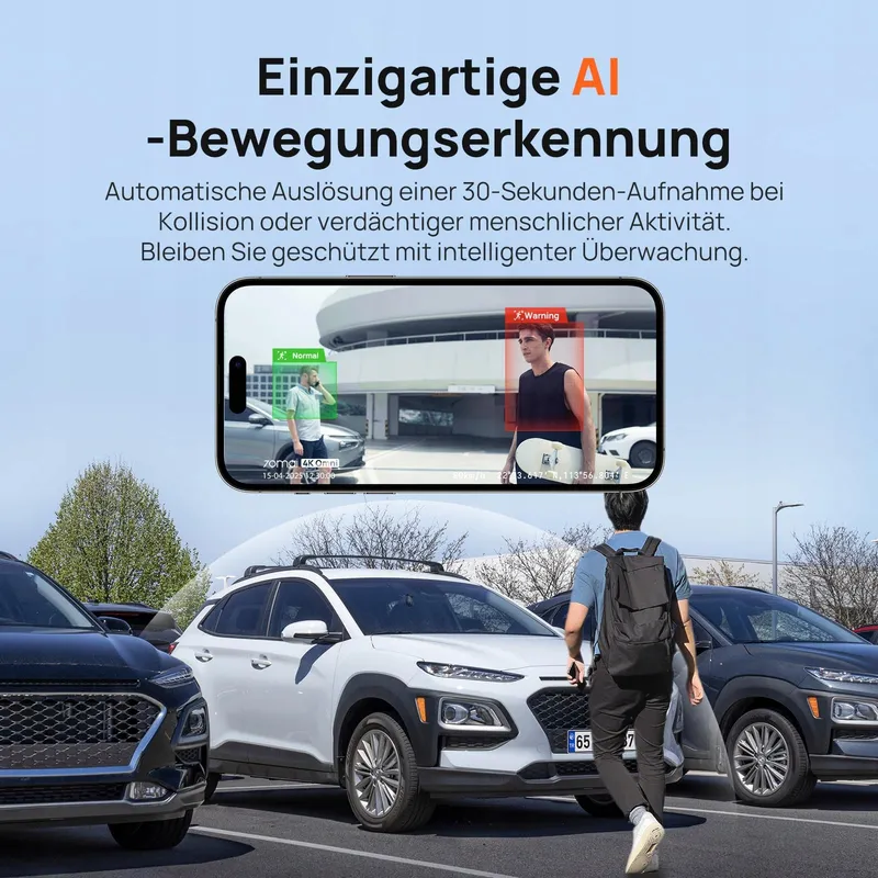 70MAI Dash Cam 4K Omni 360° Voor Achter GPS WiFi AI Nachtzicht — foto 5