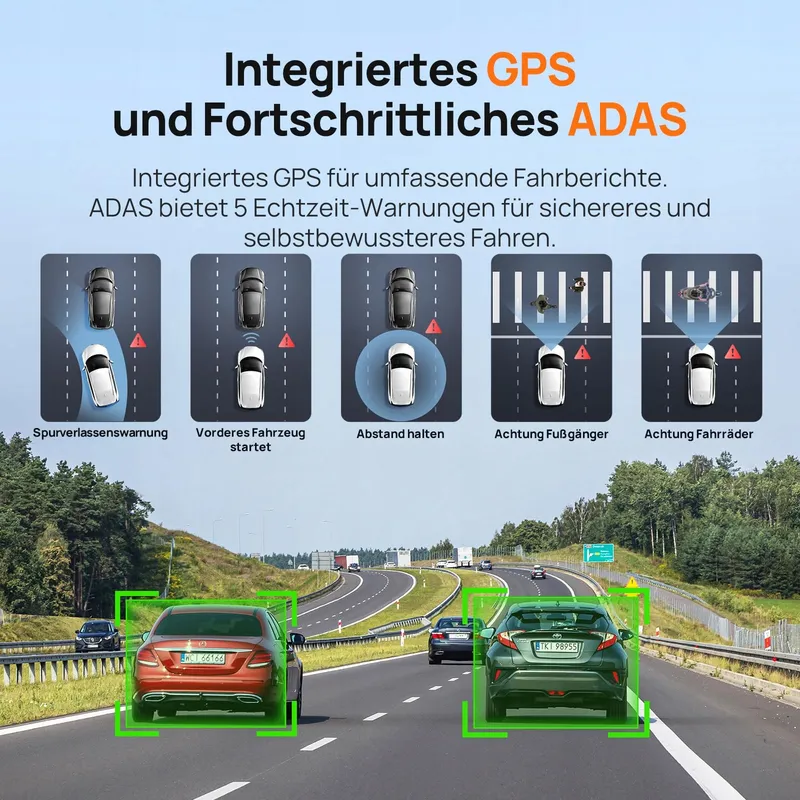 70MAI Dash Cam 4K Omni 360° Voor Achter GPS WiFi AI Nachtzicht — foto 7