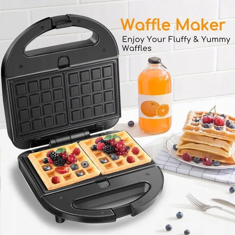 SOKANY 6-in-1 750W Sandwichmaker Wafelijzer Grill Donutmaker — foto 6