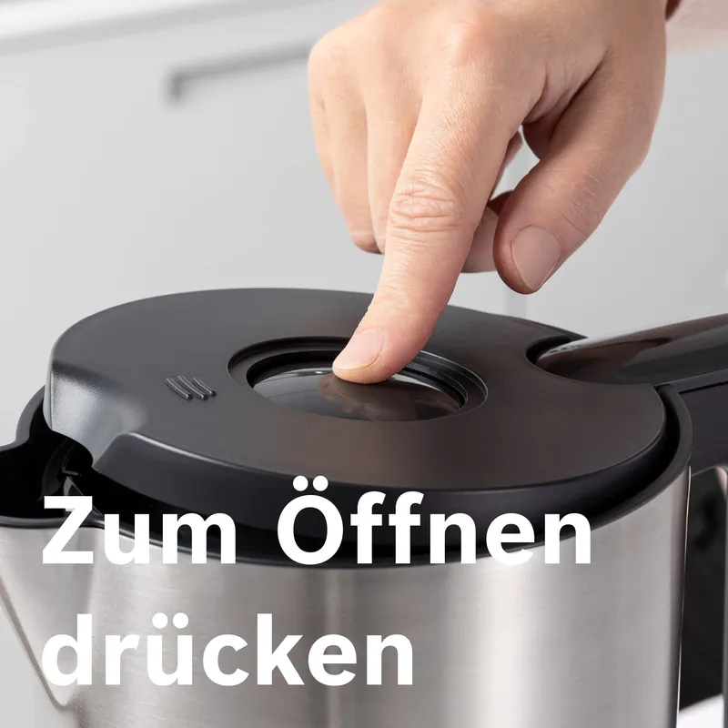 BOSCH Styline TWK8614P Waterkoker 1,5L 2400W Temperatuurkeuze Rood — foto 7