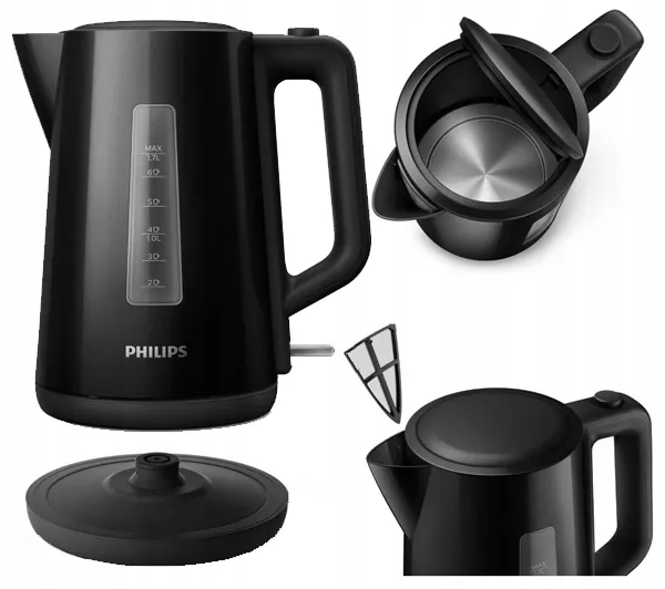 PHILIPS Waterkoker 1,7L Draaivoet Controle-indicator Zwart — foto 7