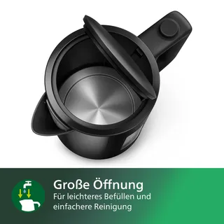 PHILIPS Waterkoker 1,7L Draaivoet Controle-indicator Zwart — miniatuur 3