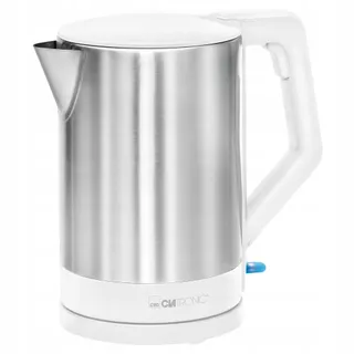 CLATRONIC Waterkoker 1,5L 2200W Automatische Uitschakeling Wit Inox — miniatuur 1