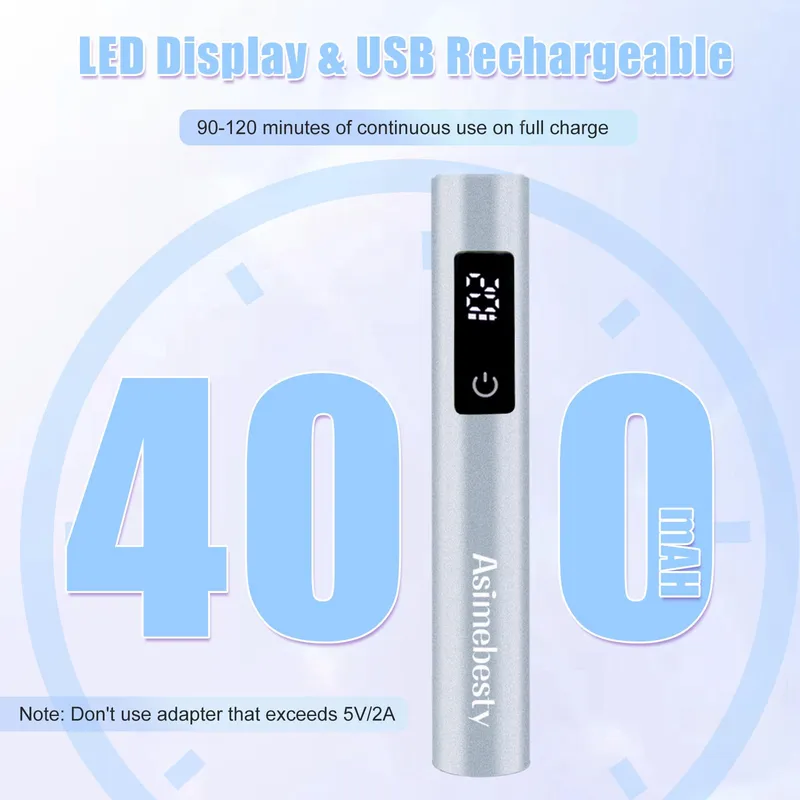 ASIMEBESTY UV LED Nagellamp Draagbaar Blauw — foto 6