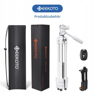 GEEKOTO Statief Smartphone 55" 360° Voor Camera's — miniatuur 6
