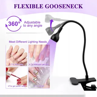 SOODYOOW UV Lamp 3W Voor Gelnagels Mini Nageldroger — miniatuur 2