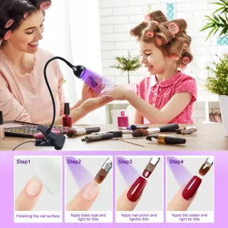 SOODYOOW UV Lamp 3W Voor Gelnagels Mini Nageldroger — miniatuur 5