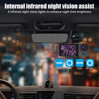 ROTRES Dashcam 4K 1080P Voor Achter Binnen 32GB SD — miniatuur 7