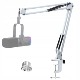 FIFINE AM8 Microfoonarm Wit Compatibel Met XLR USB Microfoon — miniatuur 1