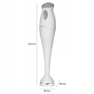 CLATRONIC Staafmixer 180W Smoothie Soep Puree Wit Met Beker — miniatuur 7