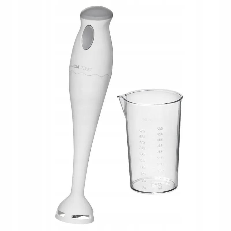CLATRONIC Staafmixer 180W Smoothie Soep Puree Wit Met Beker — foto 1