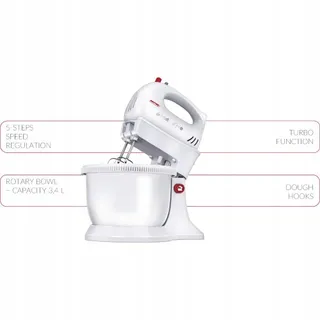 MPM Keukenmachine MMR-22Z 750W 3L BPA-vrij 5 Standen Turbo RVS — miniatuur 7