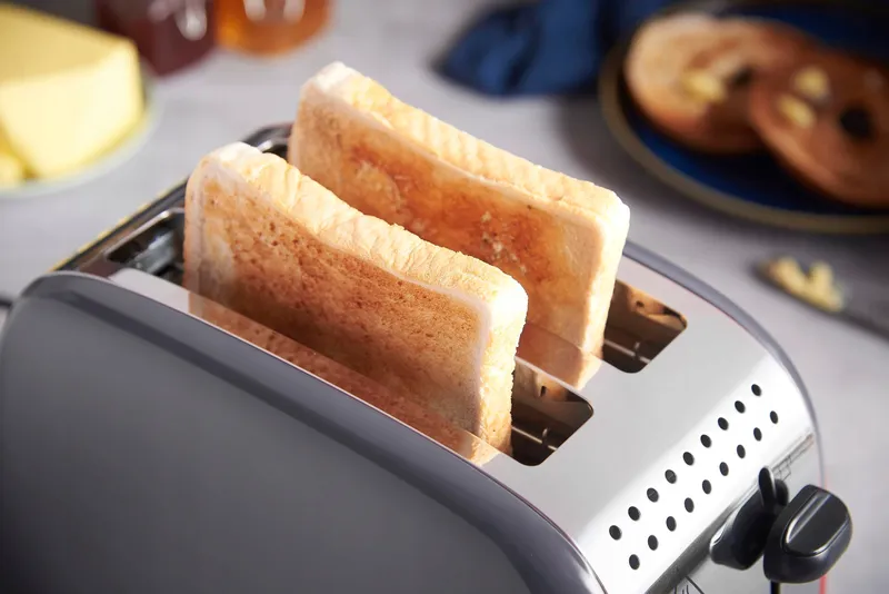 RUSSELL HOBBS Colours Plus Broodrooster 2 Sneden RVS Grijs 1600W — foto 8