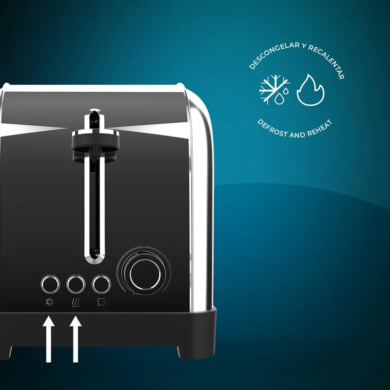 CECOTEC Toastin Time 1500 Verticale Broodrooster 4 Sneden RVS — foto 9