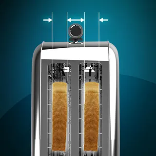 CECOTEC Toastin Time 1500 Verticale Broodrooster 4 Sneden RVS — miniatuur 7