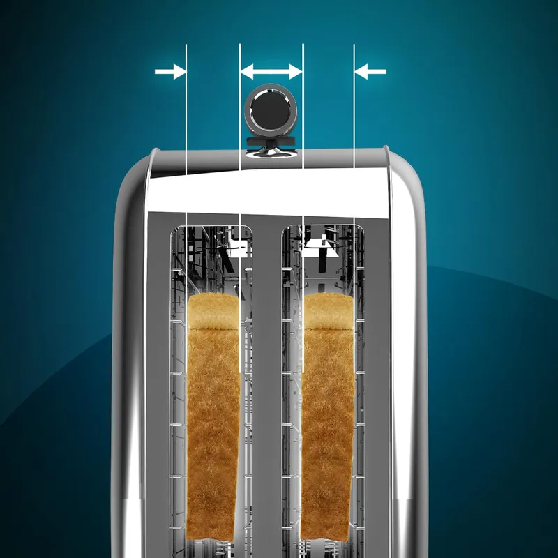 CECOTEC Toastin Time 1500 Verticale Broodrooster 4 Sneden RVS — foto 7