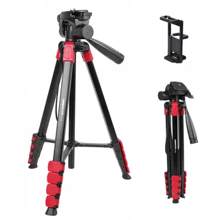 CAMBOFOTO Aluminium Statief 172cm met Tas Multi-apparaat — miniatuur 1