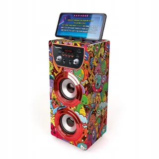 TRENDIX Karaoke voor Kinderen met Bluetooth Microfoons Radio FM SD — miniatuur 7