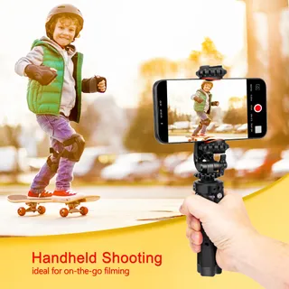 ZEADIO Metalen Mini Statief Verstelbare Hoogte Vlog Gimbal — miniatuur 4