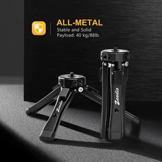ZEADIO Metalen Mini Statief Verstelbare Hoogte Vlog Gimbal — miniatuur 2